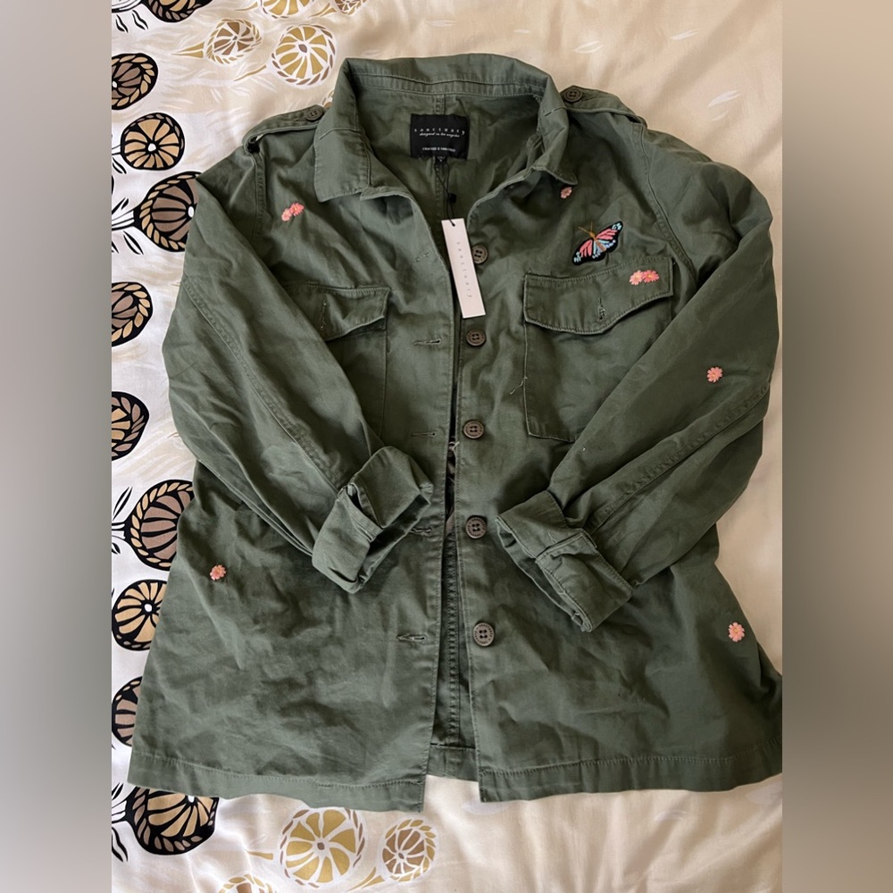Sanctuary Military Style Light Jacket